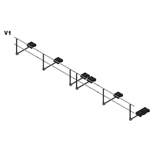 Barrial Shed einfacher Montage Schritt 1 Anbringen des Holms