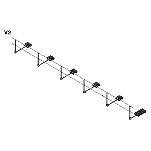 Barrial Shed einfacher Montage Schritt 2 Fixierung des Klemmhalters